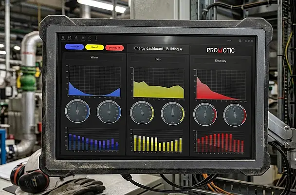 Přehled spotřeby energie - hlavní dispečink